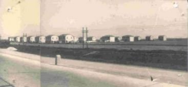 Primi edifici realizzati nel Villaggio Industriale al Barco durante il periodo bellico