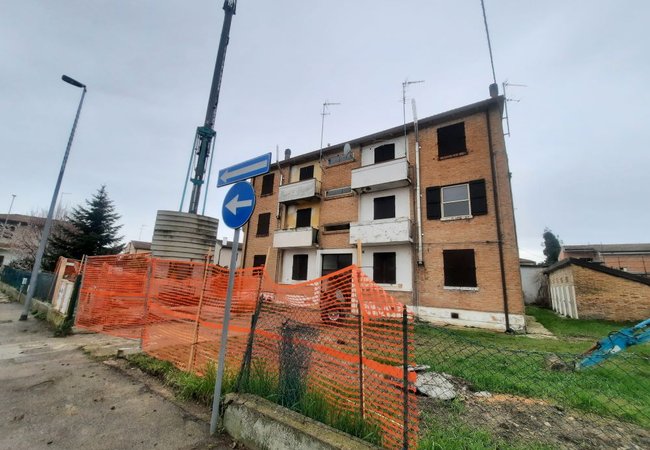 Vista di inizio cantiere