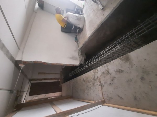 Opere strutturali con posizionamento di ferri