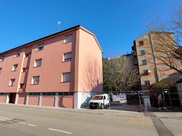 Vista del fabbricato con cappotto completato