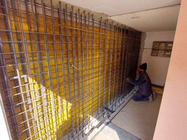 Posa di ferri per armature strutturali