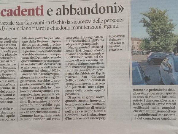 Rami cadenti e abbandoni